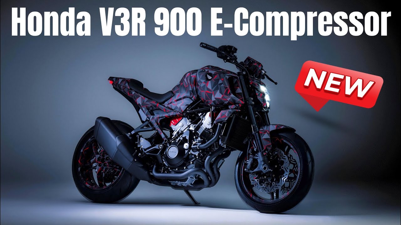 Crazy Revolutionary Tech | NEW Honda V3R 900 E-Compressor motorcycle