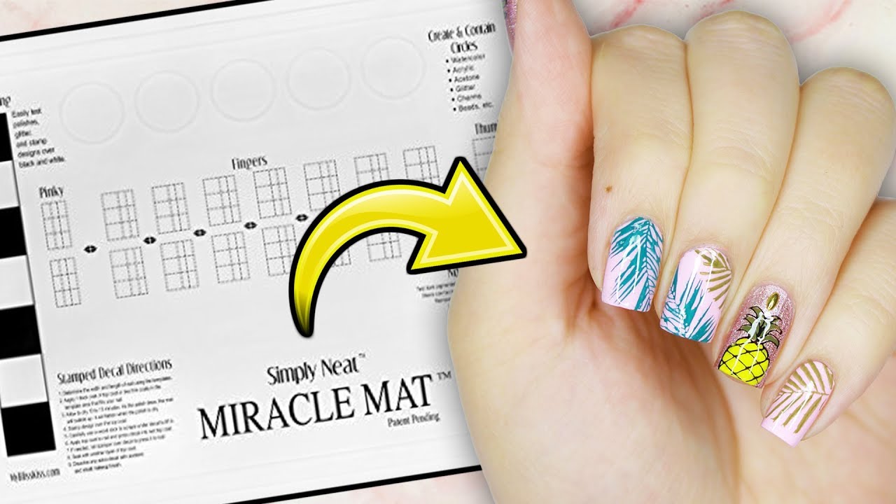 Testing The Simply Neat Miracle Mat For Nail Art!