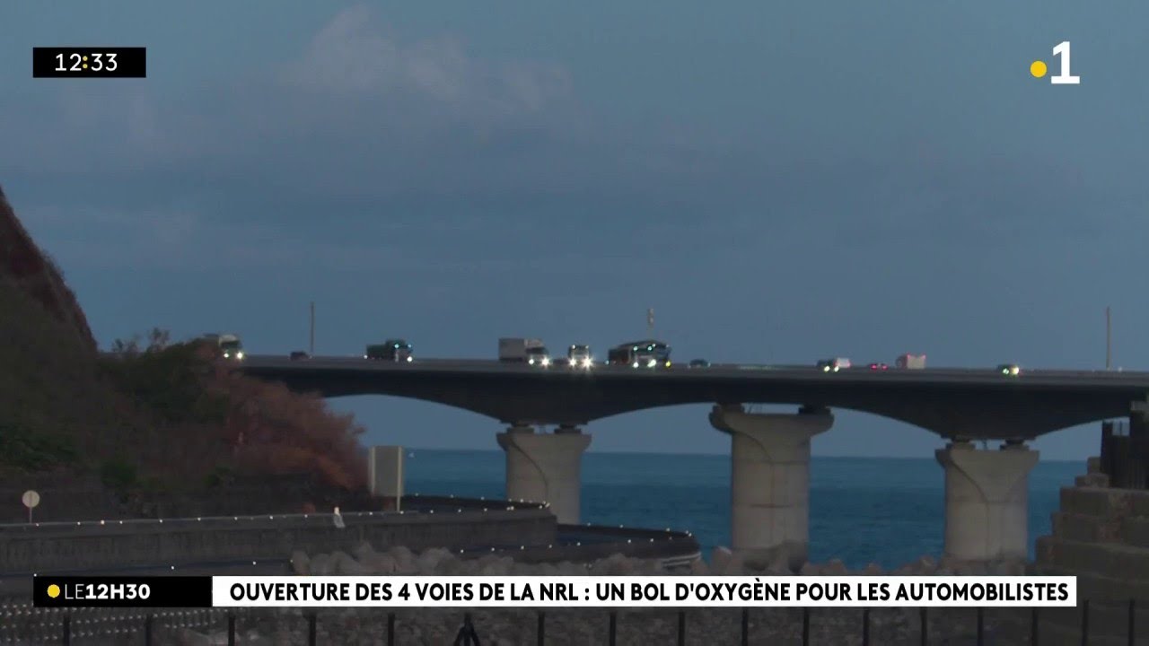 5h ce matin: les premiers automobilistes ont pu emprunter pour la première fois le viaduc de la NRL