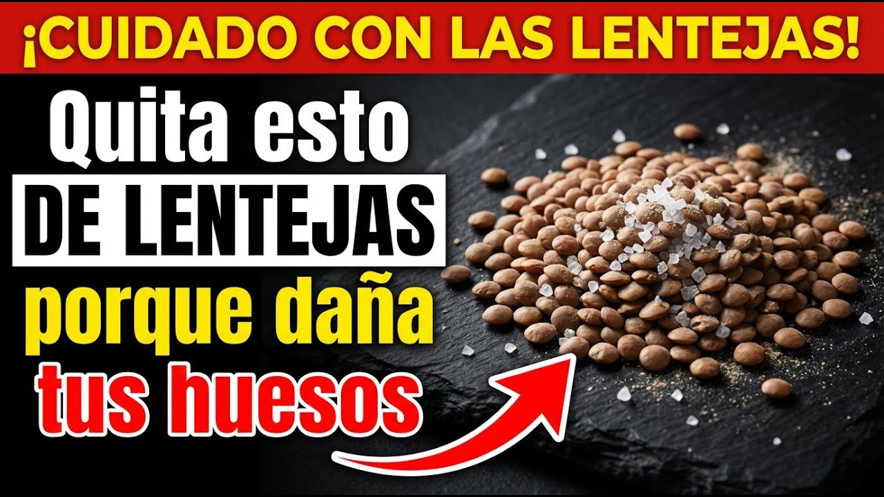 Jamás comas Lentejas así: El error de cocción que te llena de gases y ácido úrico