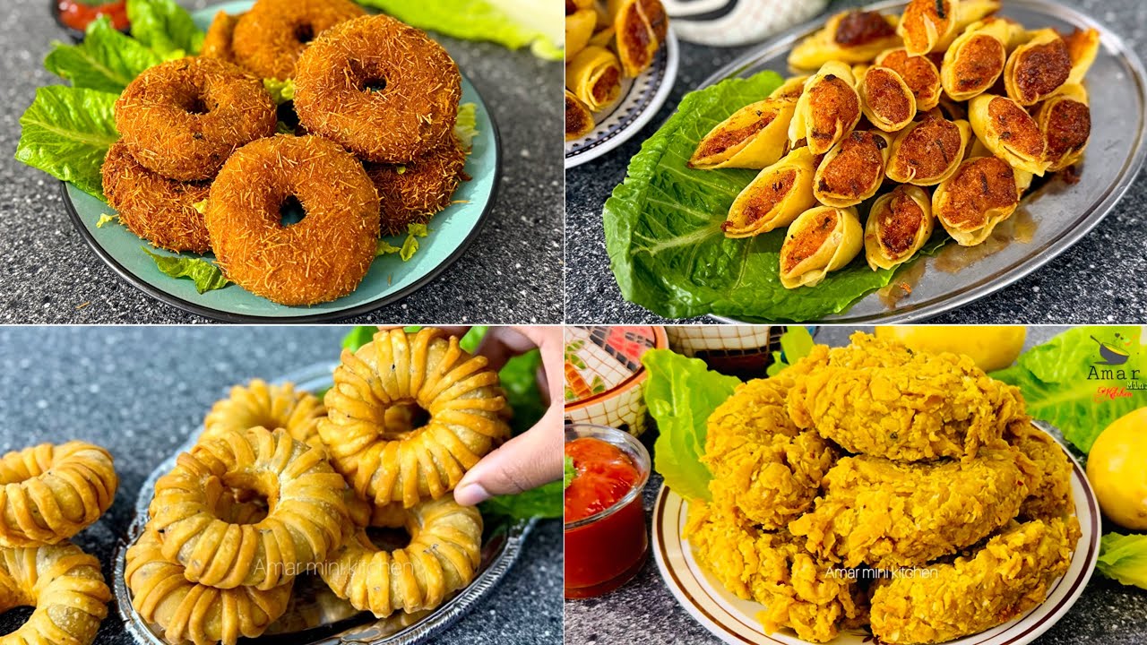 আলু দিয়ে ৪টা ভিন্ন ধরনের ইফতার আইটেম ‼️যা আপনারা কখনো খাননি/Potato Snacks Recipe/Iftar Special item
