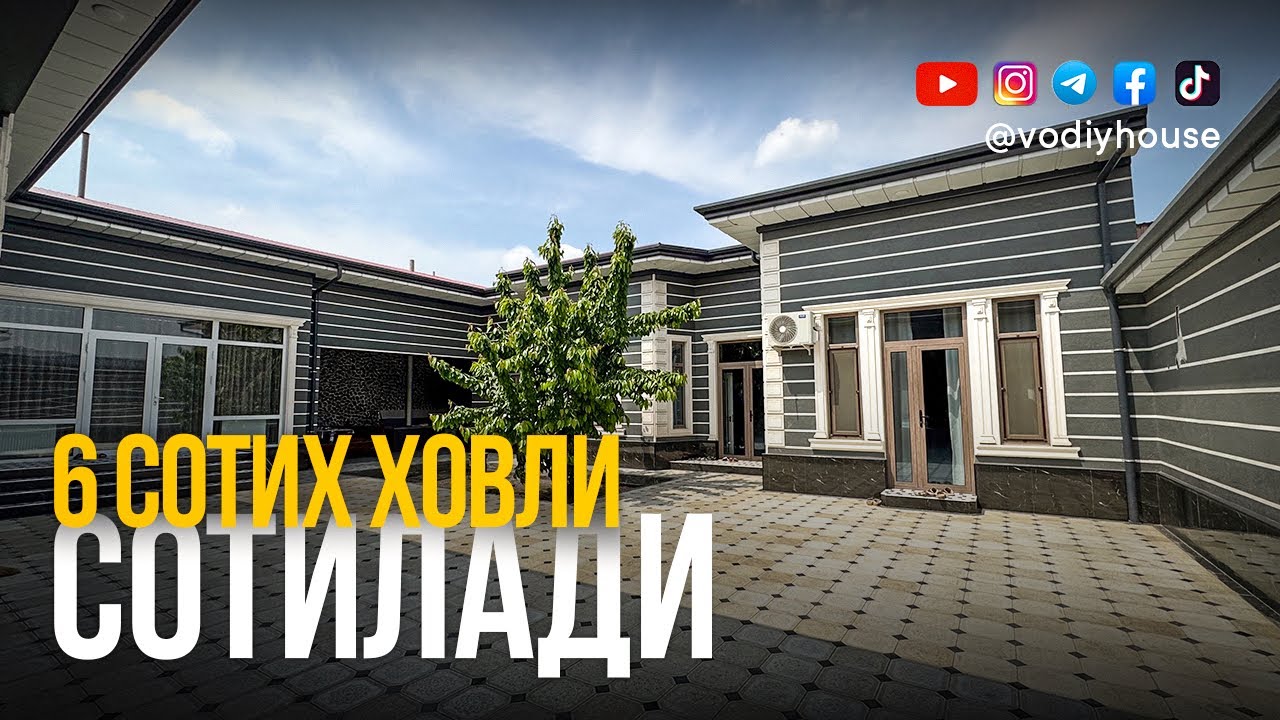 Фарғона шаҳри, Аэропорт коттеджда 6 сотих ховли сотилади
