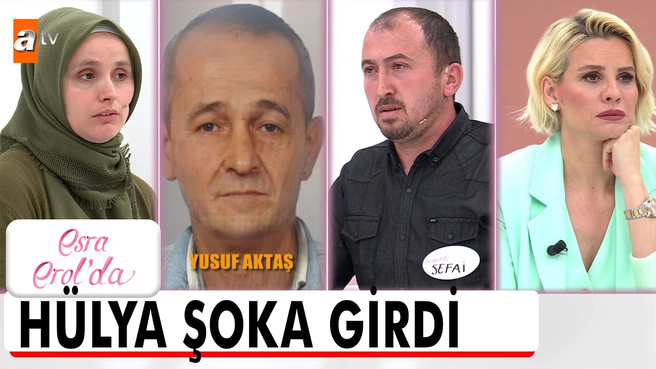 Hülya, 61 yaşındaki Yusuf'un 7.  karısı olduğunu öğrendi!  - Esra Erol'da 13 Mart 2024
