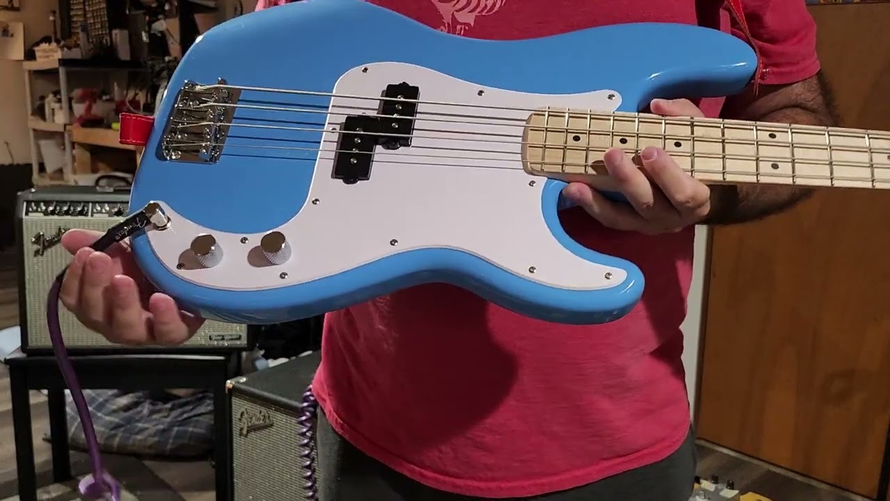 Squier Sonic Precision Bass Review – Budget Beauty in California Blue