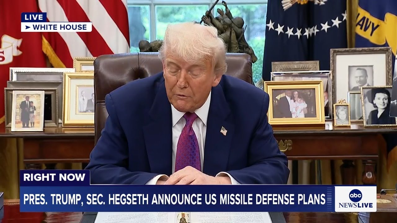 LIVE: Pres. Trump, Sec. Hegseth announce US missile defense plans