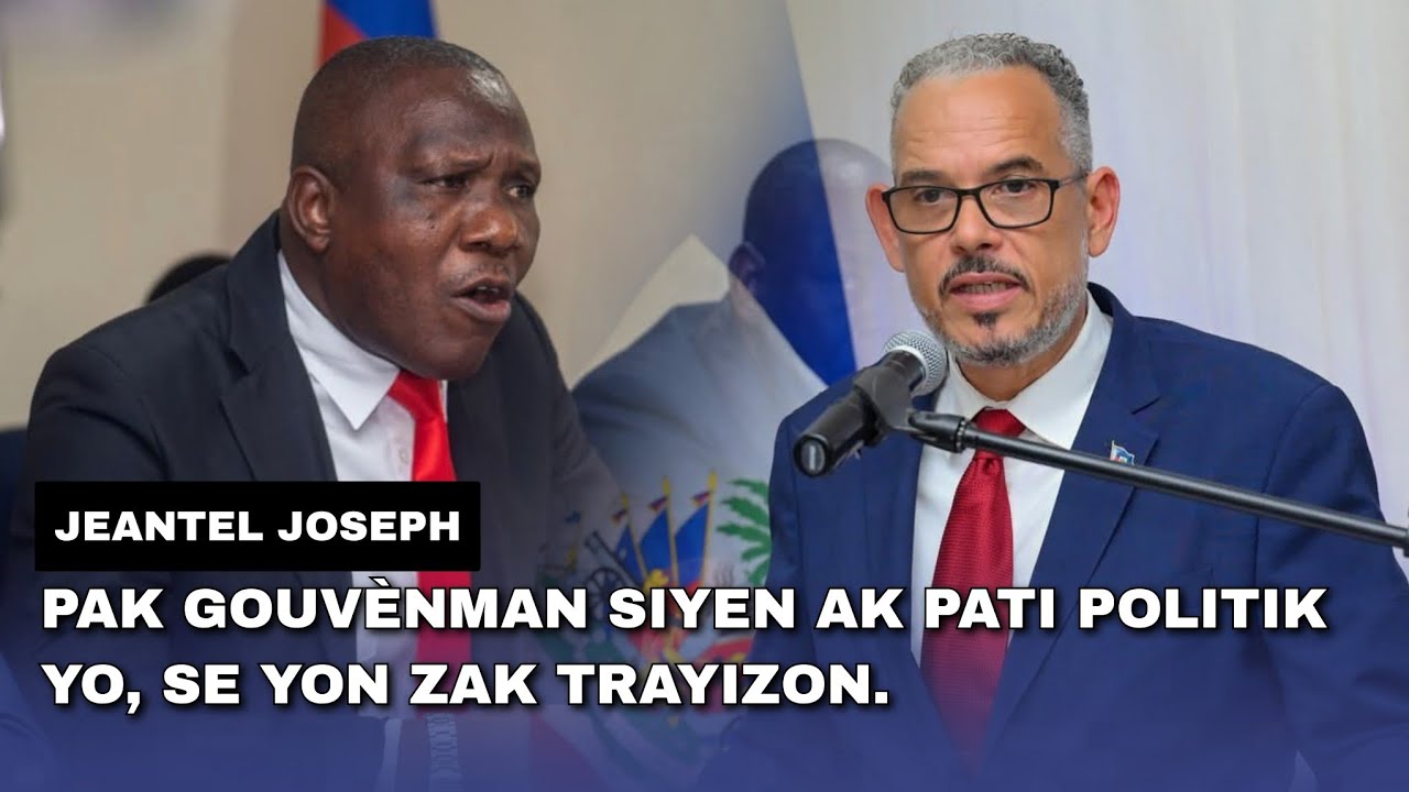 Pak Alix Didier Fils-Aimé siyen ak pati politik yo se yon zak Trayizon daprè Jeantel Joseph 