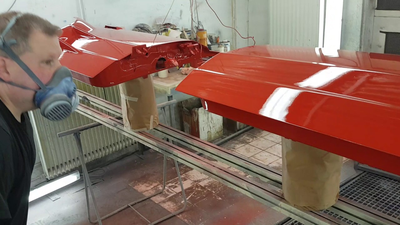 Peinture brillant direct [ rouge brillant direct - peinture automobile - peinture carrosserie ]