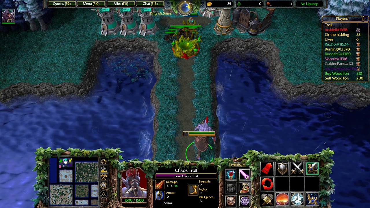 Warcraft 3 Reforged - Troll vs Elves Final Edition