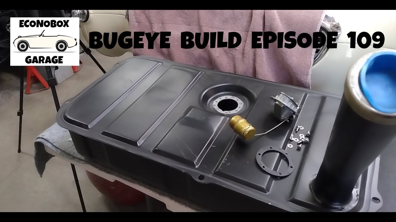 How I installed the fuel tank and filter in our Austin Healey Frogeye Sprite. Bugeye Build Ep. 109