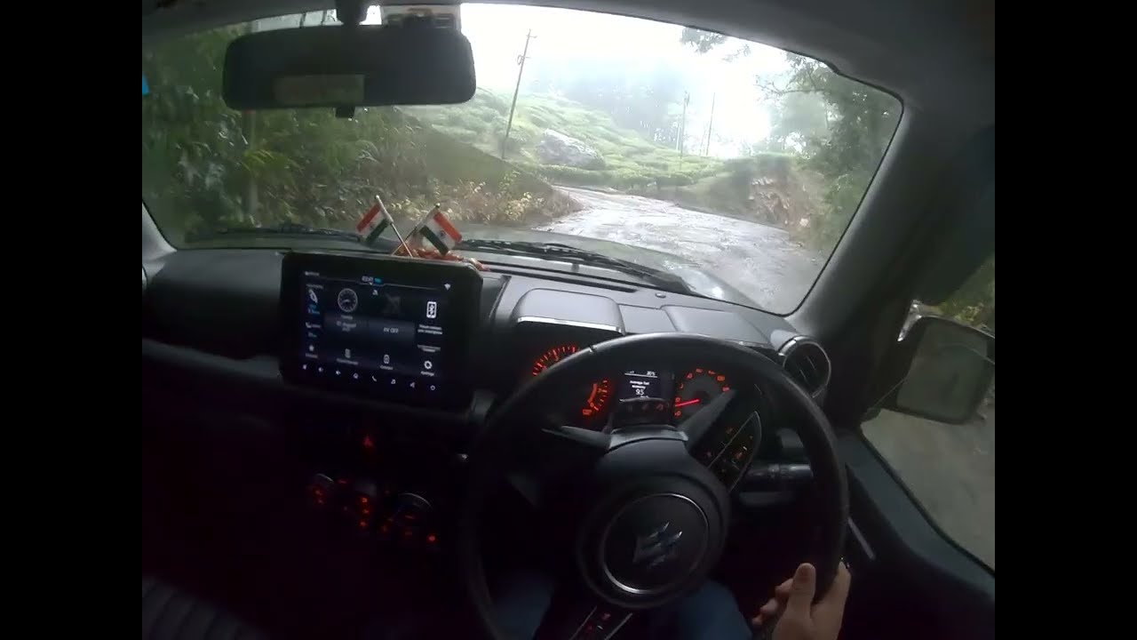 Rainy Day Ride • Jimny 4x4 Alpha • POV Drive in hills