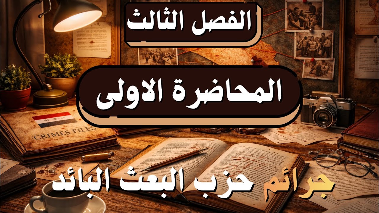 الفصل الثالث| المحاضرة الاولى| الشيخ عبد العزيز البدري | جرائم حزب البعث البائد