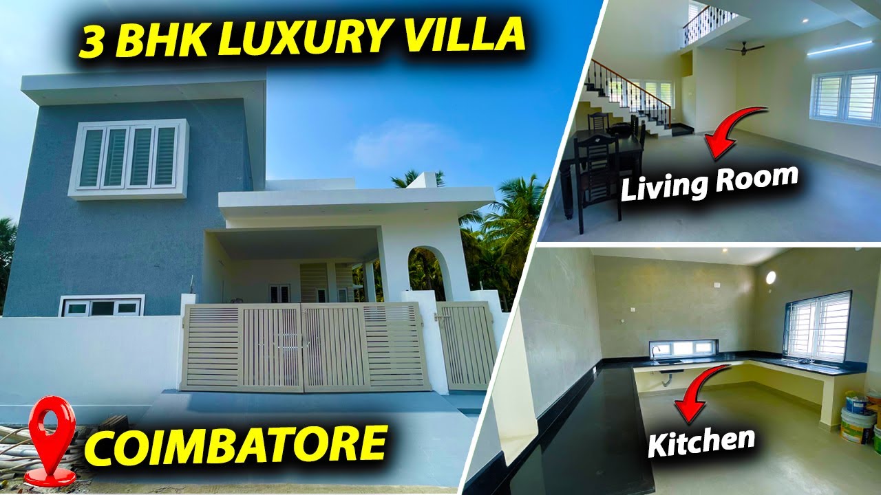 3BHK Luxury Villa For Sale in Coimbatore | Modern House For Sale in Coimbatore🏘️