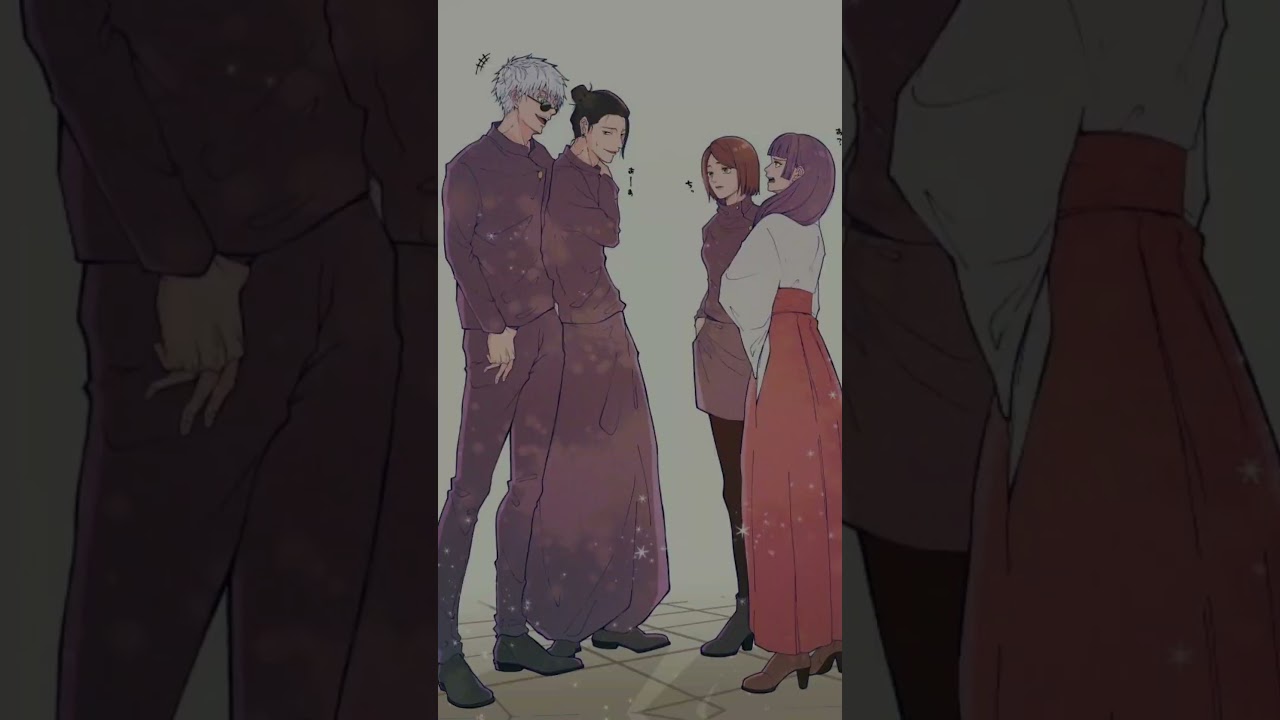 gojo x utahime x geto x shoko edits - jujutsu kaisen ❤️✨️
