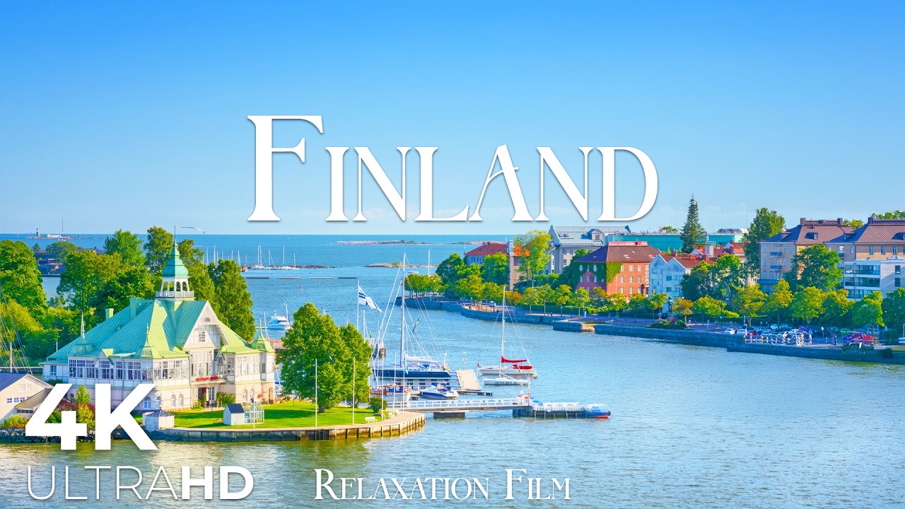 Finland 4K • Hidden Gems of Scandinavia with Peaceful Music | Relaxation Film