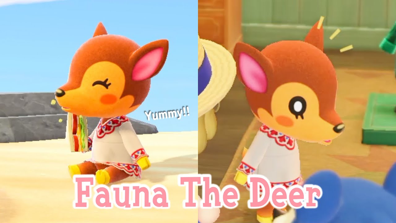 Fauna The Deer Normal Villager Animal Crossing New Horizons ACNH