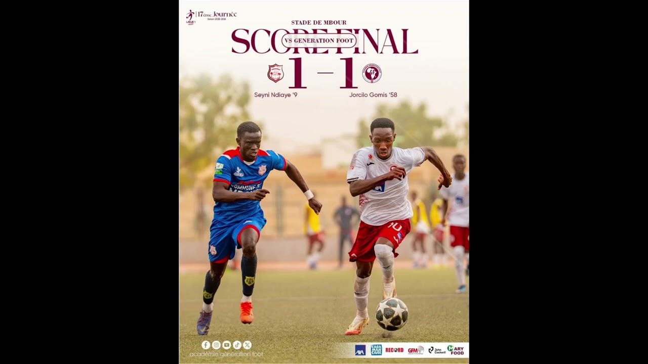 Resum&eacute; des buts🇸🇳🤩🥳🥳🥇 de la 17e journ&eacute;e ligue 1 championnat senegalais 🤩
