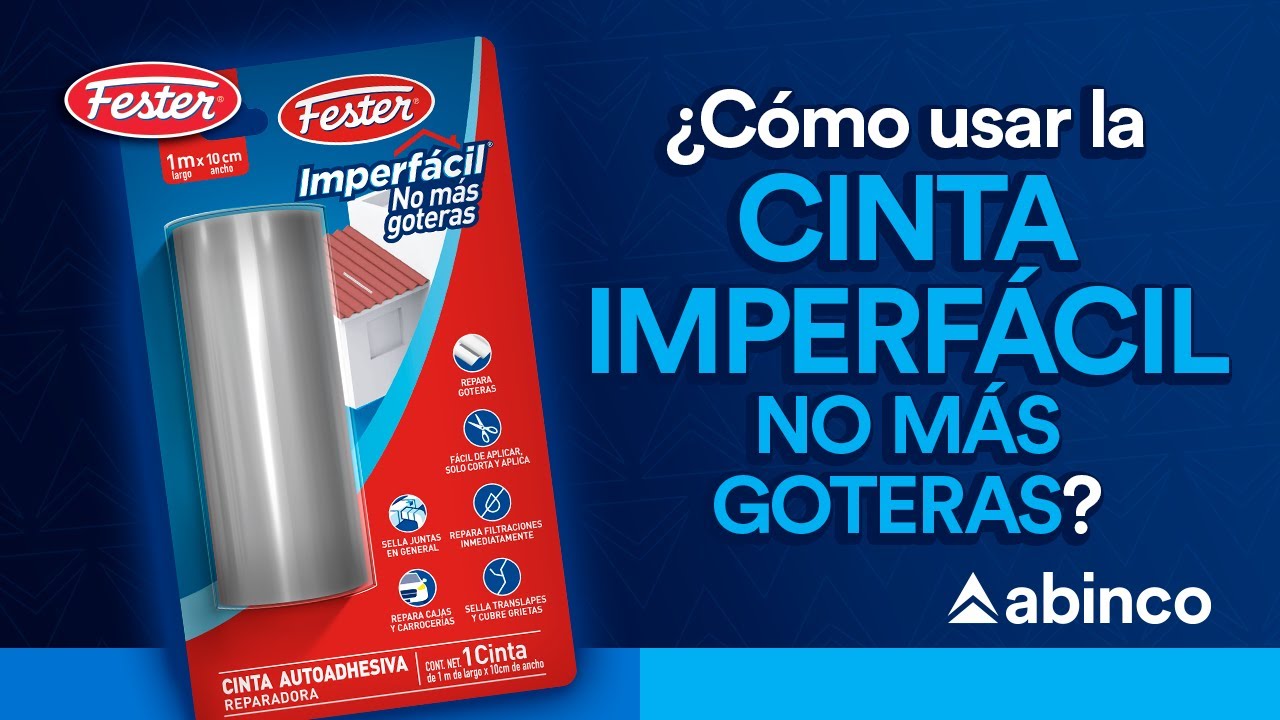 Fester Imperf&aacute;cil No m&aacute;s goteras Cinta