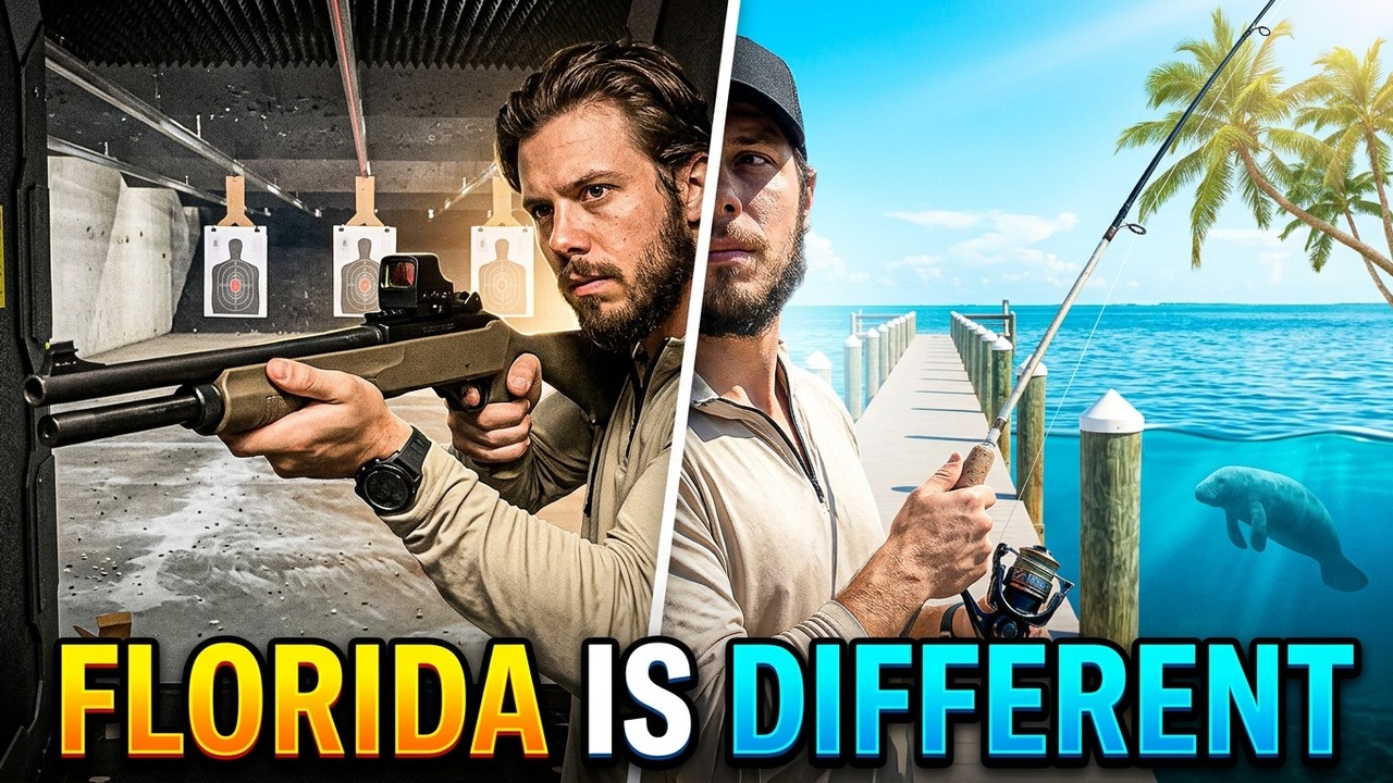 Guns, Fishing & Manatees?! Florida Is Built Different 😂