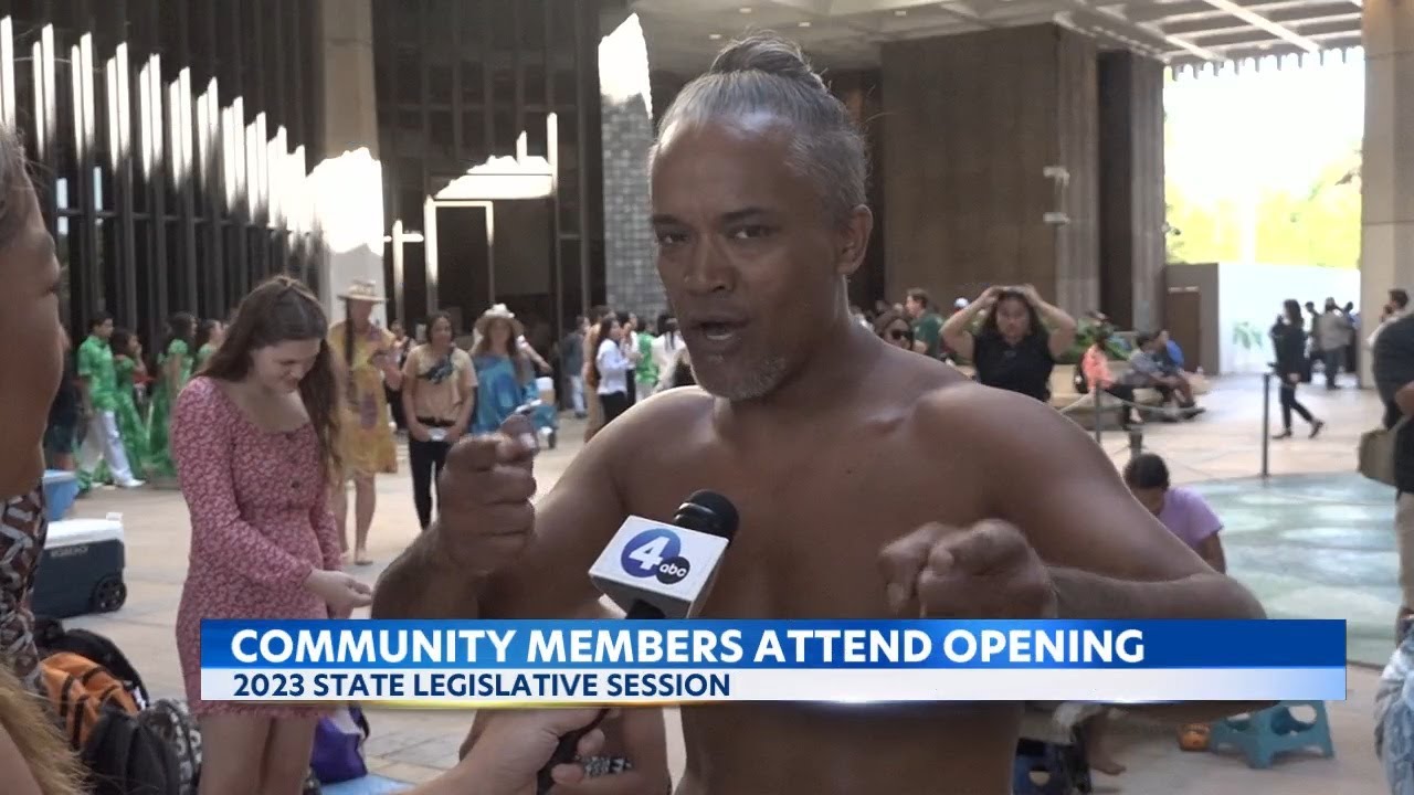 Oahu community comes out in droves for first legislative session