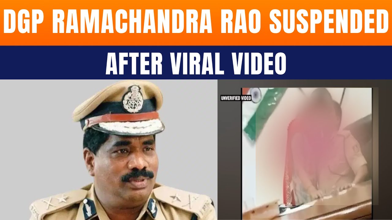 LIVE: DGP Ramachandra Rao Suspended After Viral Video, Calls It &lsquo;Systematic Conspiracy&rsquo; | News9