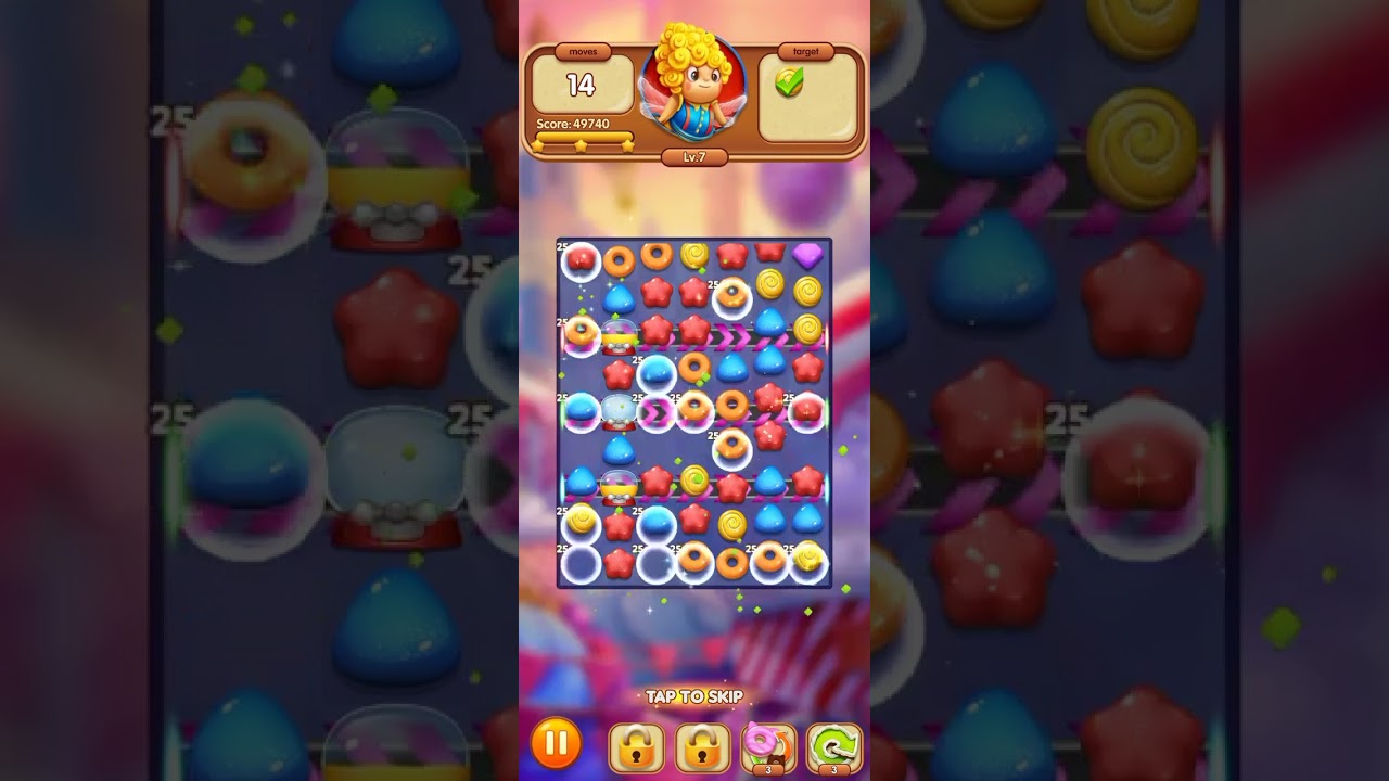 Candy Charming-Match 3 level 17 android games@antoniodebelen1152 #adriodgames