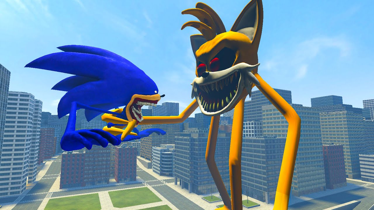 I HAVE DISCOVERED SONIC TAILS NIGHTMARE SMILEY'S VS ALL SHIN SONIC TAPES AND OTHER In Garry's Mod!