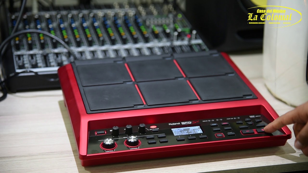 Así es el Sampling Pad SPD-SX de Roland  - La Colonial