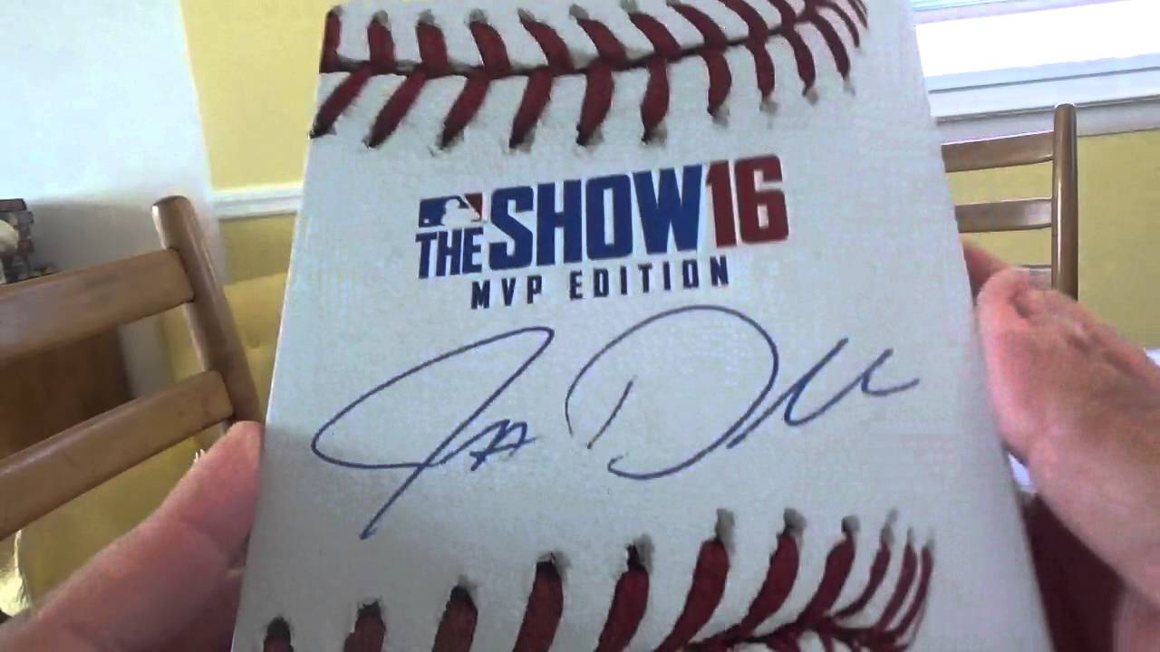 MLB 16 THE SHOW- MVP EDITION UNBOXING