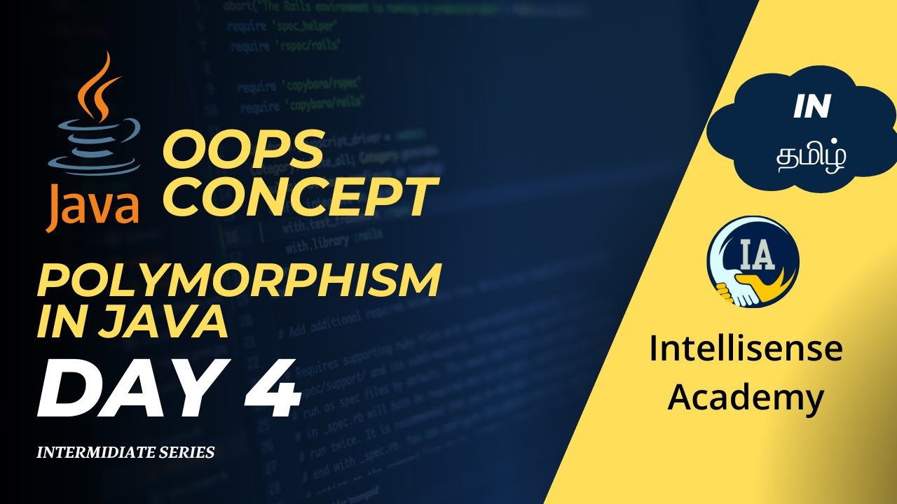 Understanding Polymorphism in Java | Method Overloading & Overriding in tamil