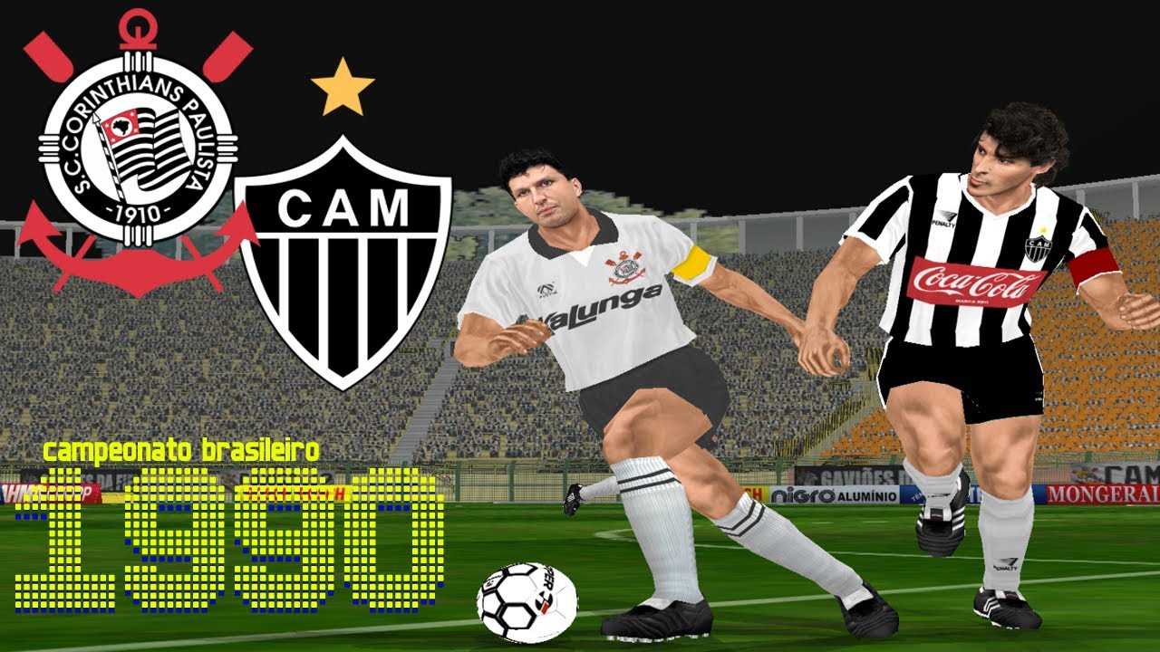 PES6: CORINTHIANS x ATLÉTICO-MG - CAMPEONATO BRASILEIRO 1990 (Quartas)