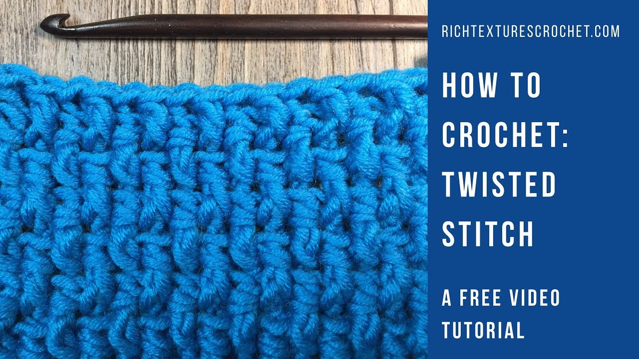 Crochet Twisted Stitch - How to