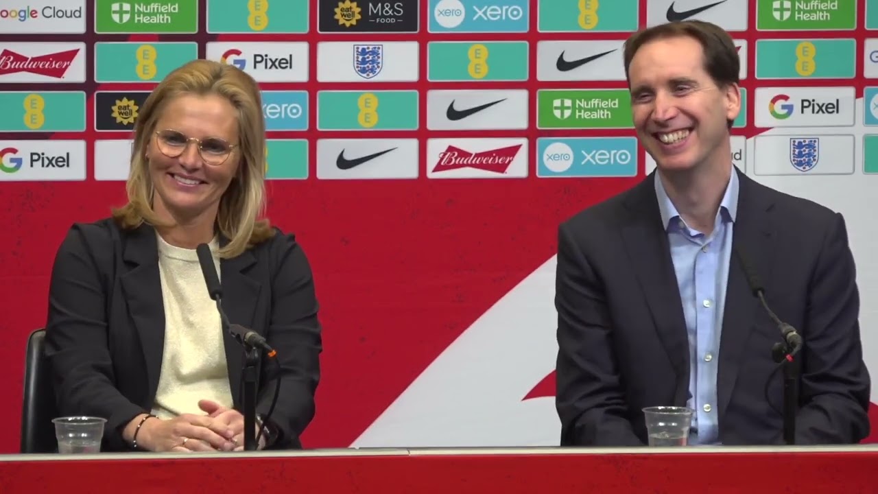 ENGLAND WOMEN | Press conference: Sarina Wiegman has signed a contract extension until 2027
