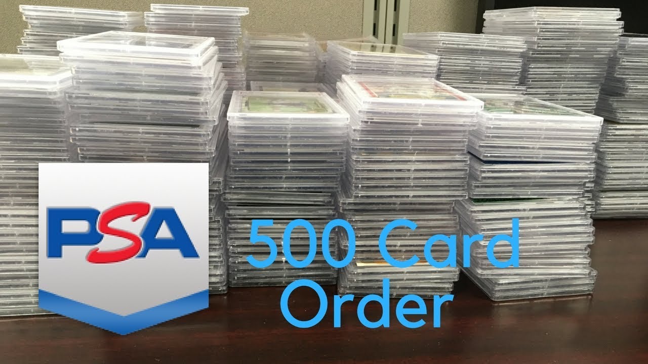 Возврат массового заказа из 500 карточек из PSA, Калифорния
