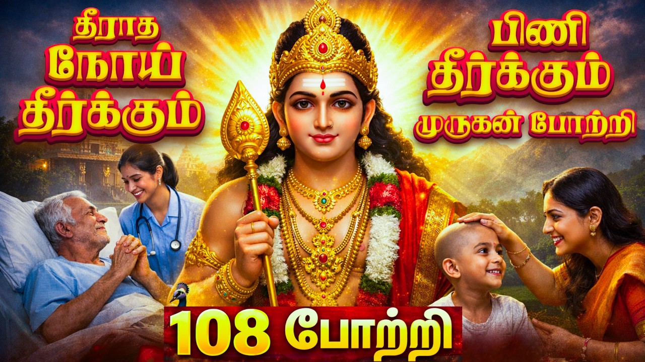 ஔஷத முருகன் 108 போற்றிகள் | 108 Murugan Potri Tamil Lyrics | மன நிம்மதி தரும் துதி