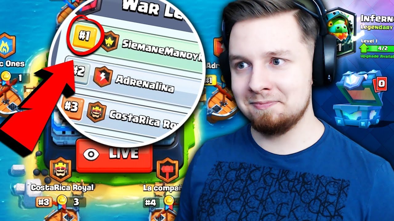 🔥 NOWY *WAR DAY* W CLAN WARS! + LEGENDARNE SKRZYNKI! | Clash Royale