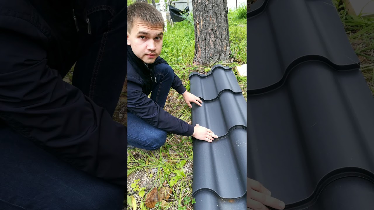 Модульная металлочерепица Андалузия на кровле