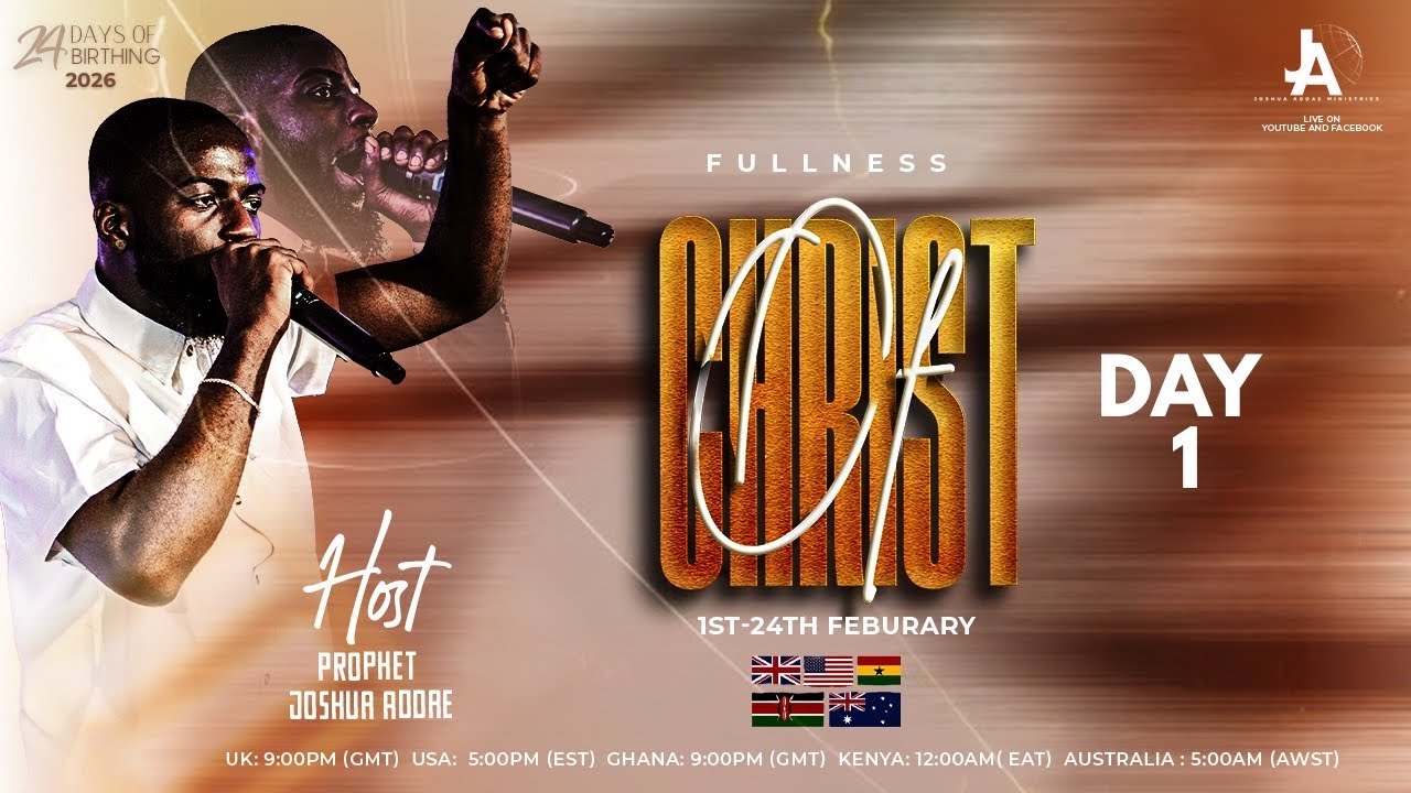 24 DAYS OF BIRTHING DAY 1: HOLY SPIRIT TAKE OVER  | WITH PROPHET JOSHUA ADDAE