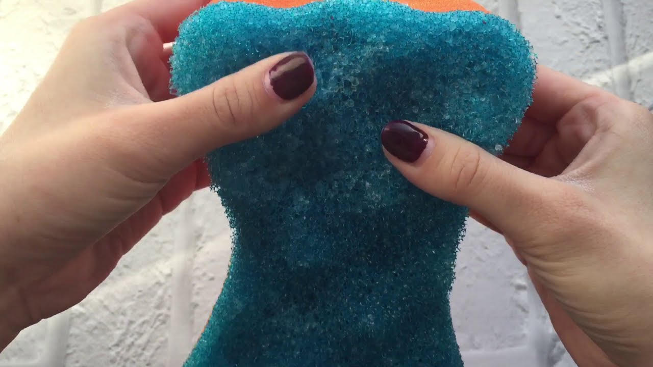 ASMR SPONGES | Frozen sponge ripping and destroying | Sponge sounds
