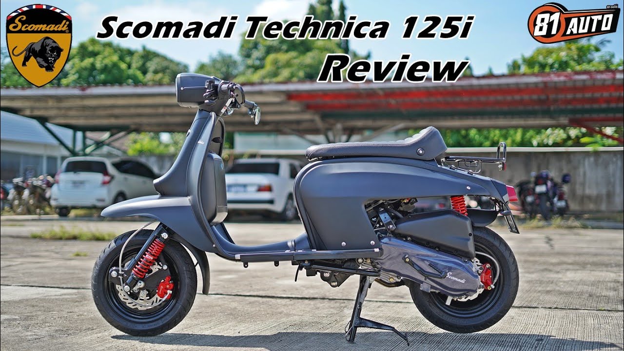 Review SCOMADI Technica 125i พรีเมี่ยมคลาสสิค ที่ถูกสุดในตอนนี้ : 81Auto