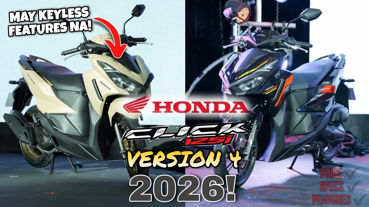 THE NEW HONDA CLICK 125i V4 2026! NILAUNCH NA NI HONDA!