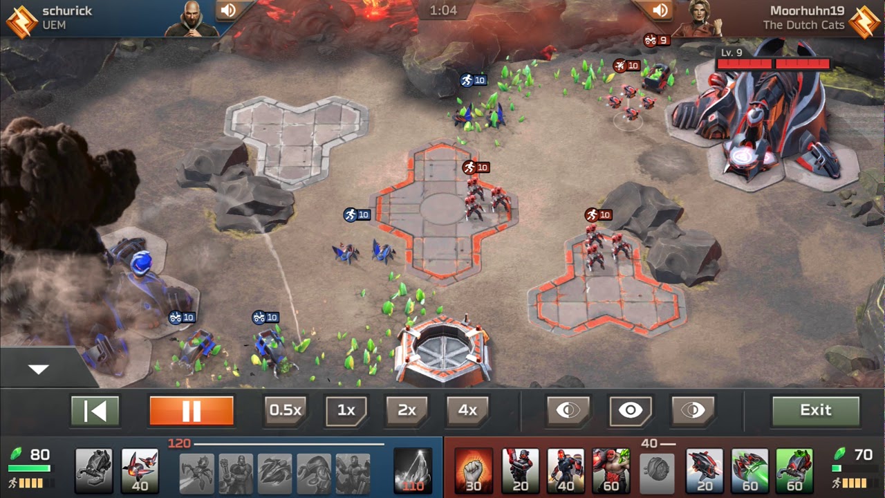 C&C Moorhuhn19 VS Schurick -  Rivals Scarabs and Laser Drones