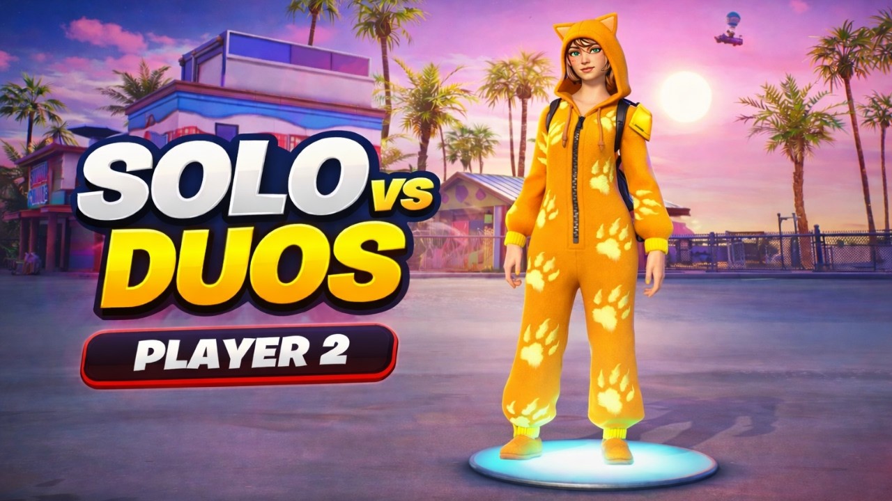 Player 2 Takes On Duos Alone | Solo vs Duos Challenge