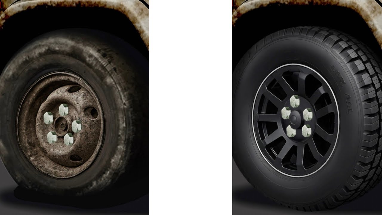 From Rusty Old Wheel to Brand New Look 😱 | Amazing Wheel Transformation