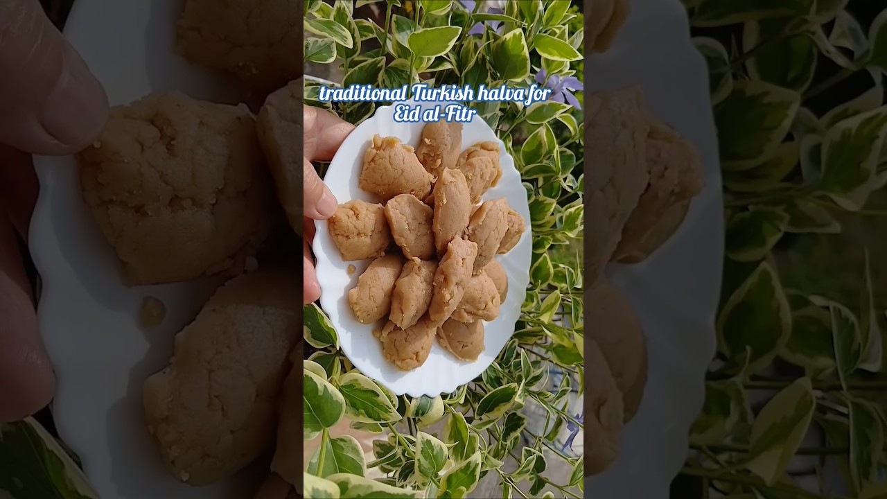 traditional Turkish halva for Eid al-Fitr. #food #cooking #howtomakewhitesaucepasta #pastatime
