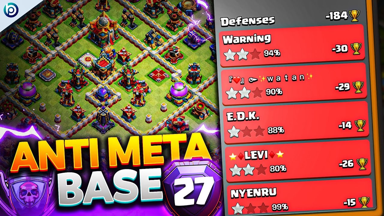 NEW INSANE TH16 DIAMOND Base DOMINATES Legend League | Town Hall 16 Base Link Clash of Clans