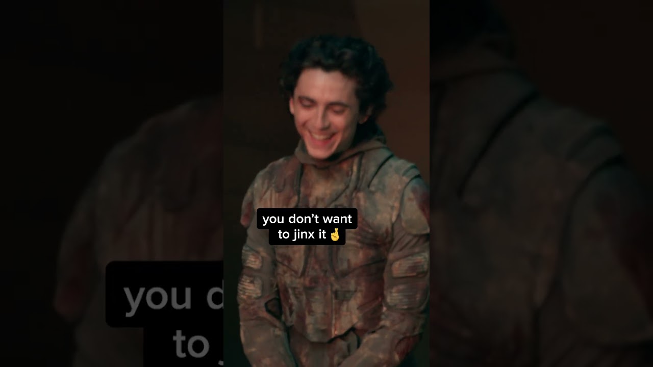 Get a sneak peak behind the scene of #DunePartTwo with Timothee Chalamet.