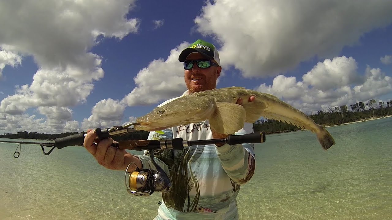 Fishing Coongul Creek Fraser Island Flathead Stalking