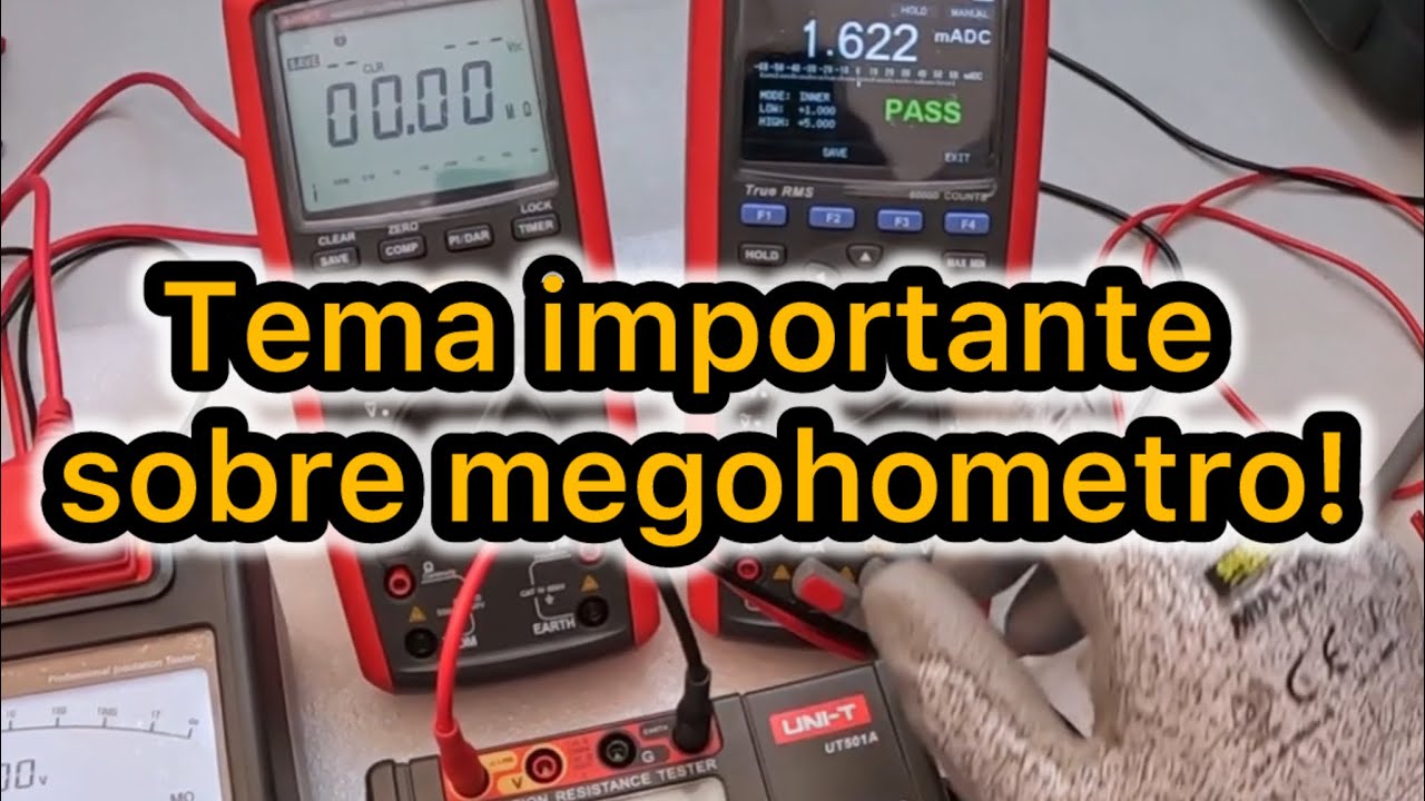 Megohometro: no solo el voltaje es importante UNI-T ut501a ut505a ut511