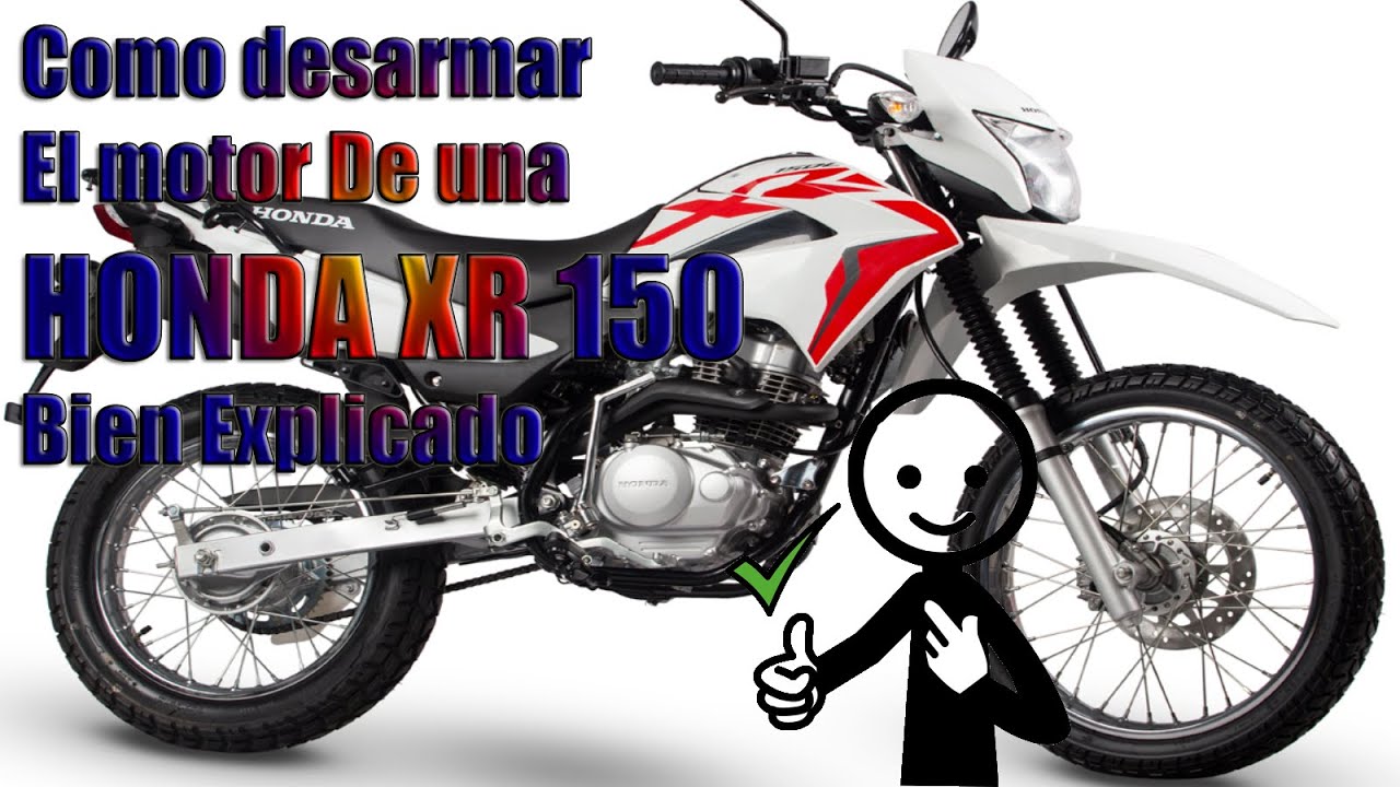 Como Desarmar un motor De una moto HONDA XR 150 PASO HA PASO BIEN EXPLICADO