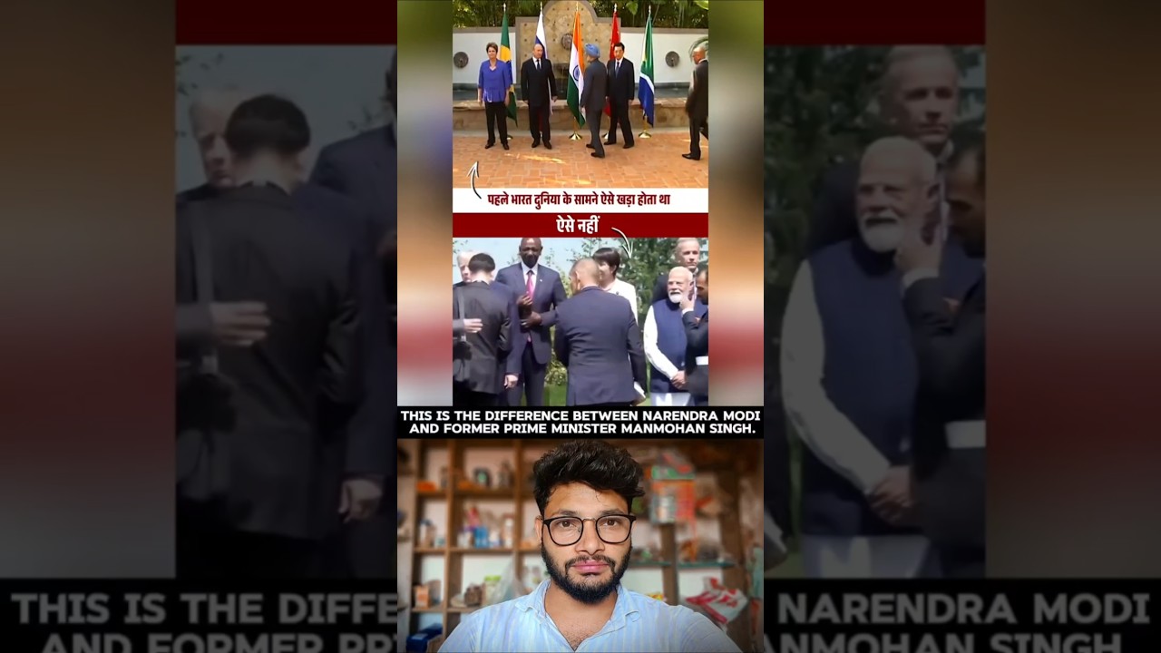 This is the difference between Narendra Modi and former Prime Minister Manmohan Singh😡 #narendramodi